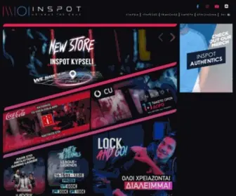Inspot.gr(Η μεγαλύτερη αλυσίδα internet cafe) Screenshot
