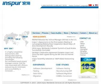 Inspurworld.com(浪潮世科) Screenshot