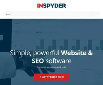 Inspyder.com(Web Crawling and SEO Software) Screenshot