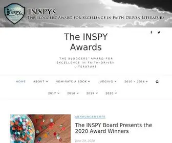 Inspys.com(The Bloggers' Award for Excellence in Faith) Screenshot