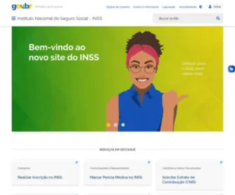 INSS.gov.br(O site oficial do INSS) Screenshot