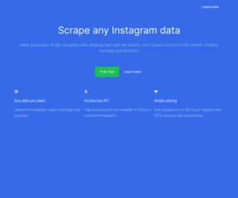 INST4.app(Instagram Scraping API) Screenshot