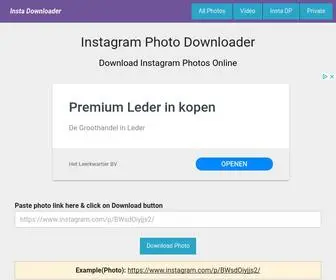 Insta-Downloader.net(Instagram Photo Downloader) Screenshot