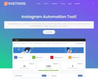 Instaas.com(Instagram Automation Tool) Screenshot