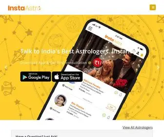 Instaastro.com(Talk to Astrologer Live for Instant Astrology Prediction Online Astrology Blog) Screenshot