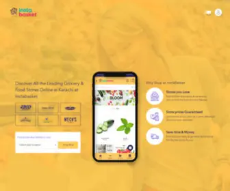 Instabasket.com(Instabasket Best Online Grocery Store & Online Food Shop in Karachi) Screenshot
