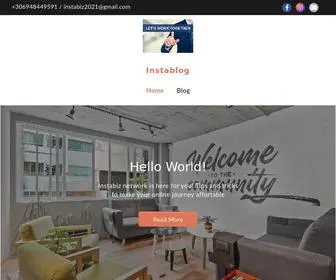 Instabiz.website(Instablog) Screenshot