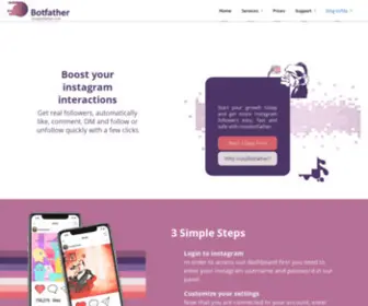 Instabotfather.com(See related links to what you are looking for) Screenshot