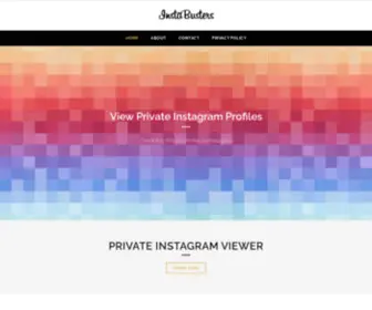 Instabusters.com(View Private Instagram Profiles) Screenshot