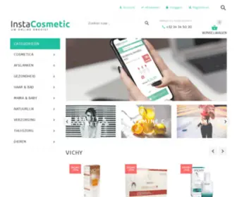 Instacosmetic.com(#1 Online Drogist) Screenshot
