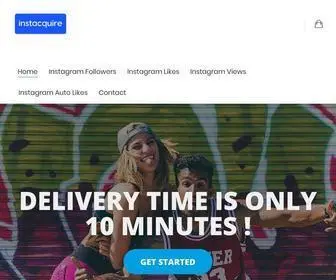 Instacquire.com(Buy Real Instagram Followers) Screenshot