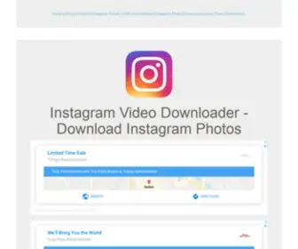 Instadownload.site(Instagram Video Downloader) Screenshot