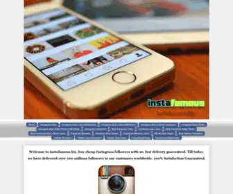 Instafamous.biz(Buy Instagram Followers and likes Cheap) Screenshot