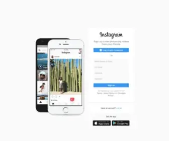 Instagam.com(Create an account or log in to Instagram) Screenshot