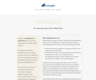 Instagile.com(Rapid .Net Development) Screenshot