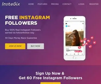 Instagix.com(Free Instagram Followers) Screenshot