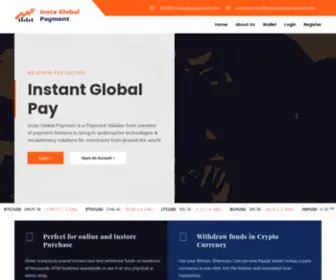 InstaGlobalpayment.com(Insta-Global Payment) Screenshot