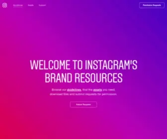 Instagram-Brand.com(Instagram Brand Resources) Screenshot