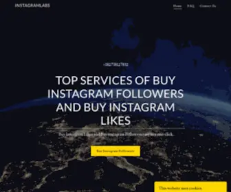 Instagramlabs.com(Buy Instagram followers & Likes) Screenshot