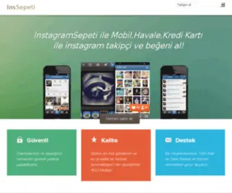 Instagramsepeti.com(Create an account or log in to Instagram) Screenshot
