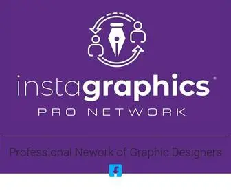 Instagraphics.com(Professional Nework of Graphic Designers) Screenshot