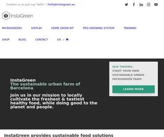 Instagreen.eu(Sustainable food) Screenshot