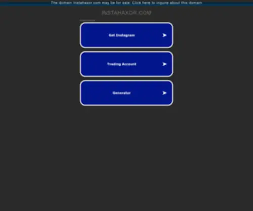 Instahaxor.com(Instahaxor) Screenshot