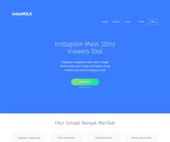 Instahola.com(Instagram Mass Story Viewer Tool) Screenshot