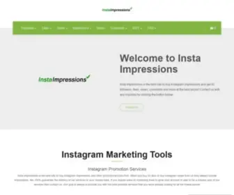 Instaimpressions.com(Instaimpressions) Screenshot