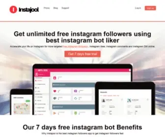Instajool.com(Buy Instagram Followers and Likes starting at $0.89) Screenshot
