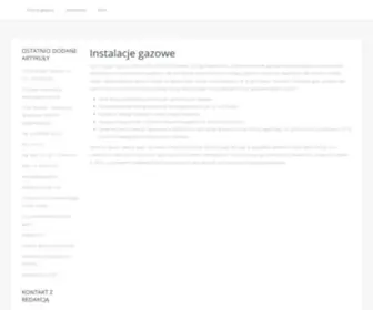 InstalacJe-Gazowe.info(Instalacje gazowe w domu i samochodzie) Screenshot