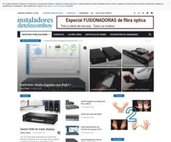 Instaladoresdetelecomhoy.com(Noticias) Screenshot