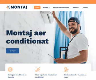 Instalare-Aer-Conditionat-Bucuresti.ro(Montaj aer conditionat & Instalare pret oferta black friday) Screenshot