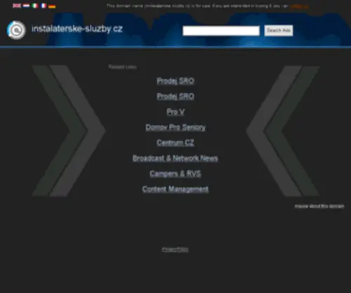 Instalaterske-Sluzby.cz(Instalatéři) Screenshot