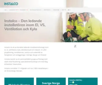 Instalco.se(är) Screenshot