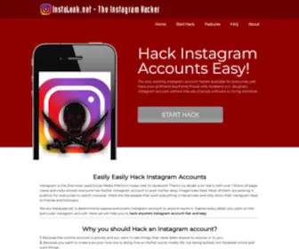 Instaleak.net(How to Hack Instagram Accounts without a Software) Screenshot