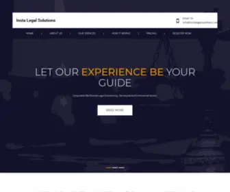 Instalegalsolutions.com(Insta Legal Solutions) Screenshot