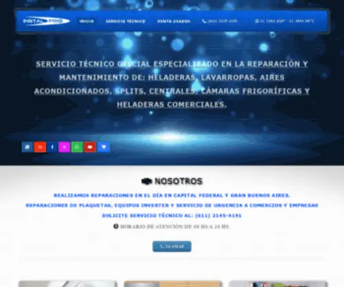 Instalfrio.com.ar(Servicio técnico) Screenshot