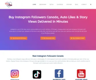 Instalike.ca(Buy Instagram Followers Canada) Screenshot