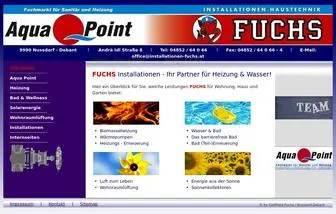 Installationen-Fuchs.at(Aqua Point) Screenshot