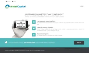 Installcapital.com(Monetize site) Screenshot