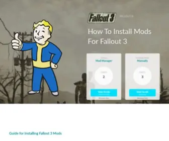 Installfallout3Mods.com(How to Install Fallout 3 Mods) Screenshot