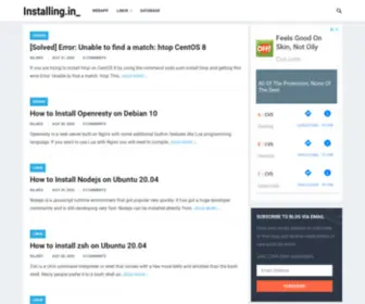 Installing.in(Installing) Screenshot