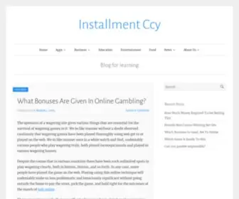 Installmentccy.org(Installmentccy) Screenshot