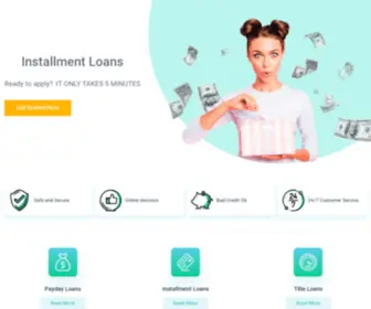 Installmentpersonalloans.org(Installment loans) Screenshot