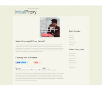 Installproxy.com(installproxy) Screenshot