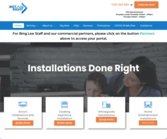 Installright.com.au(Install Right) Screenshot