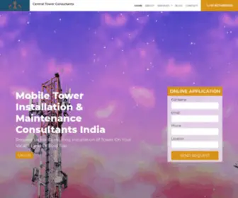 Installtower.com(Central State Tower Installation Consultants) Screenshot