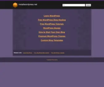 Installwordpress.net(WordPress design agency) Screenshot