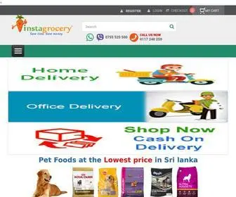 Instamall.lk(Online Shopping Mall in Sri Lanka for all your Grocery & Stationery with free Delivery) Screenshot